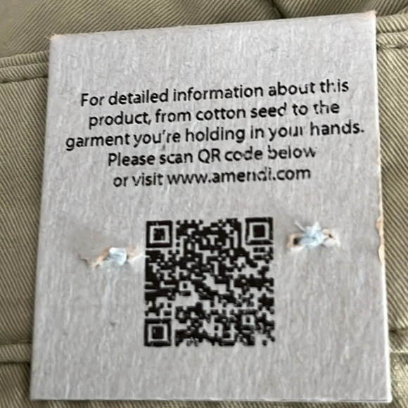 Amendi Gunnar in Green Organic Cotton Pleat Front Button Fly Pants - NEW Size 34 - Picture 7 of 12